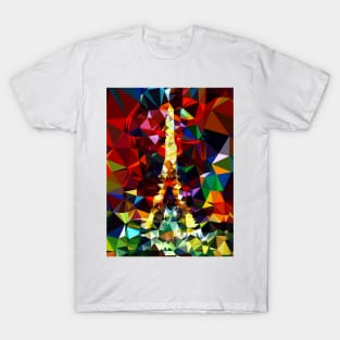 Eiffel tower modern abstract T-Shirt